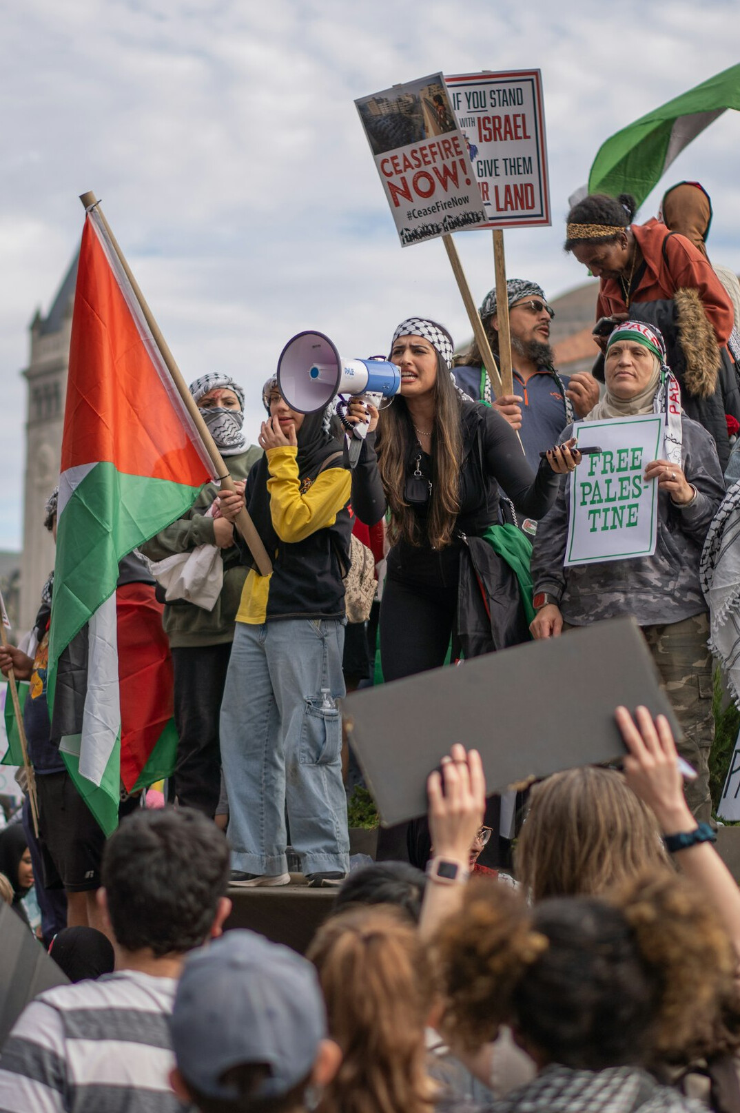 young people at protest
