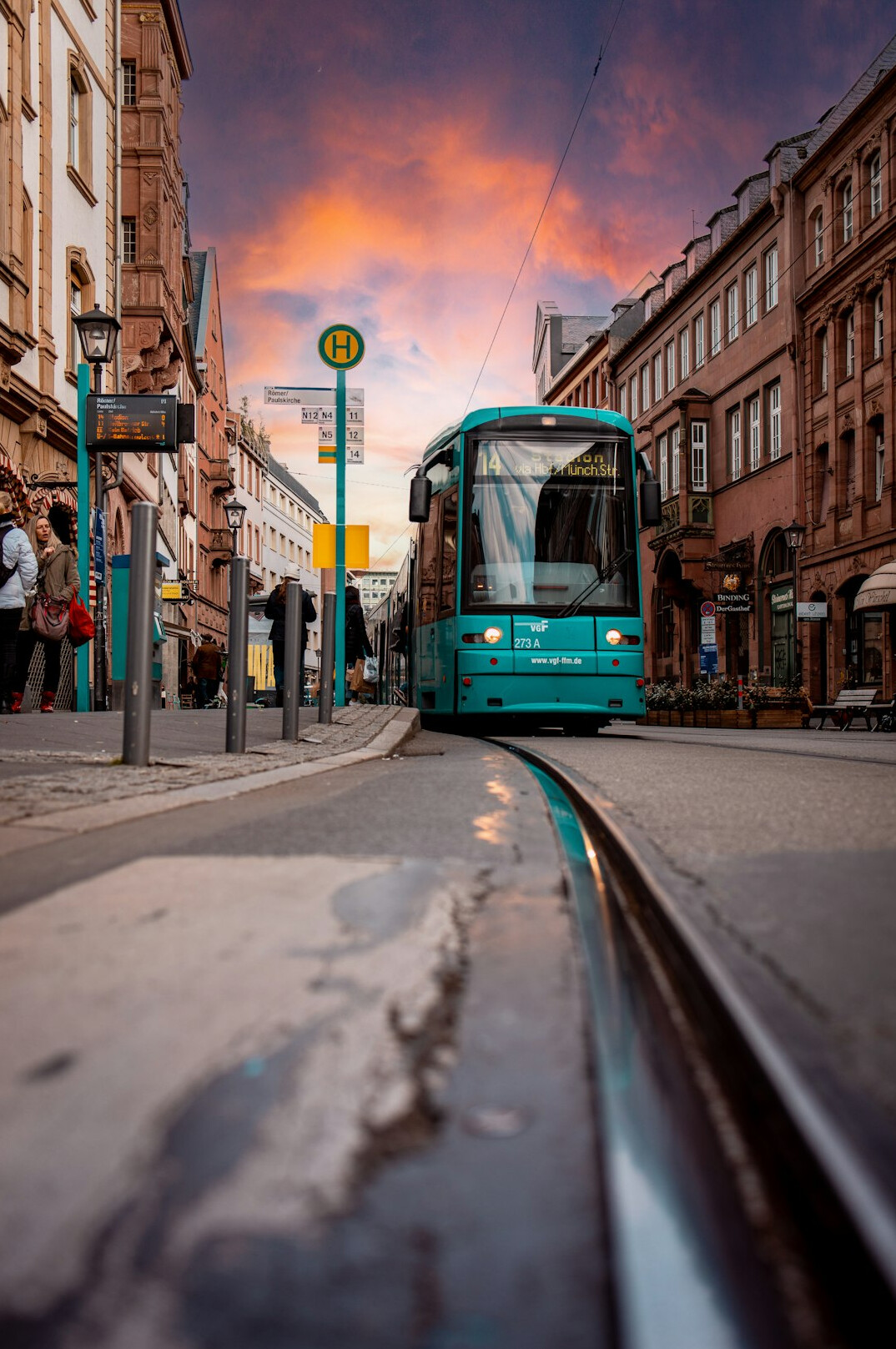 german city street