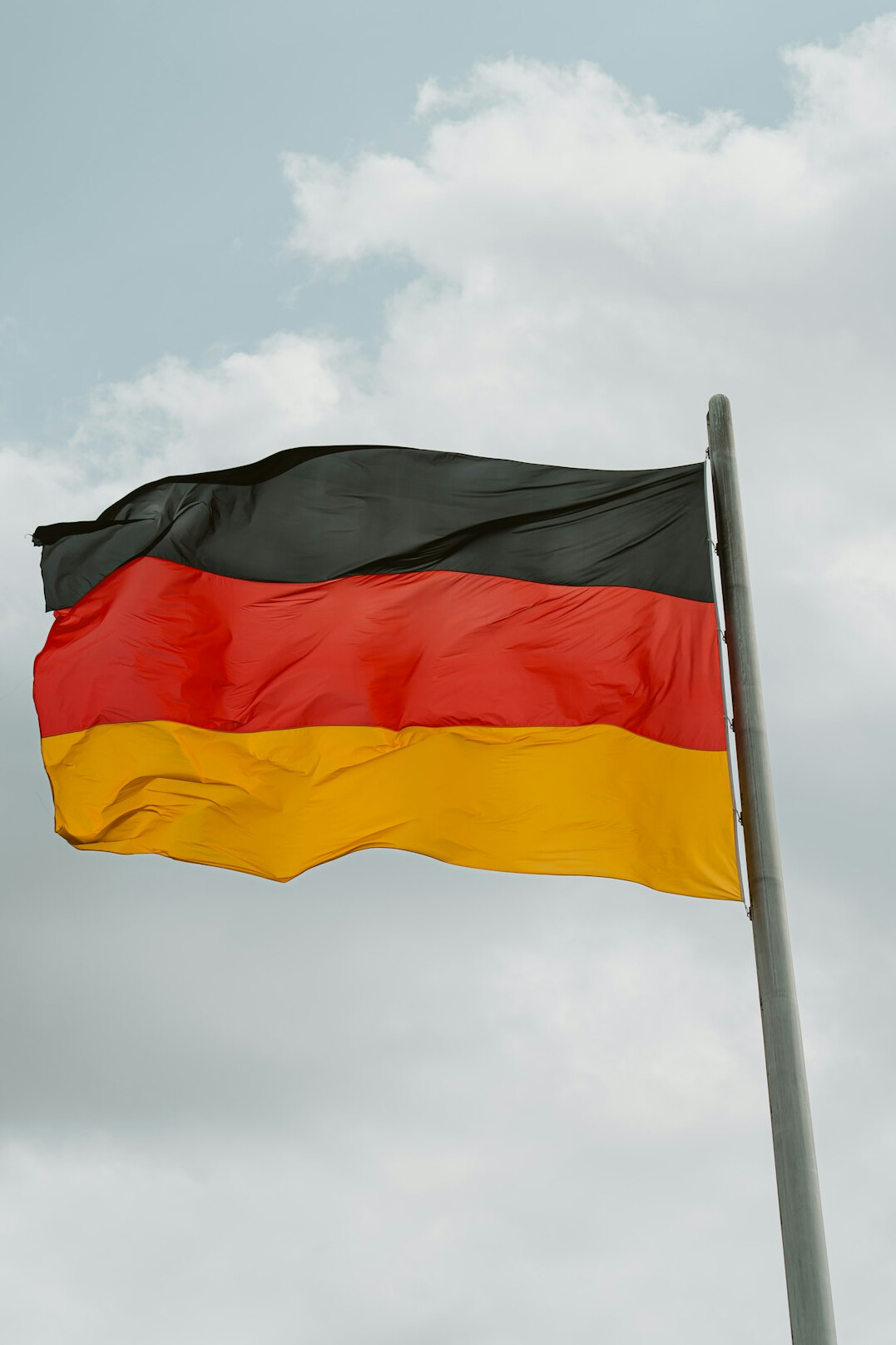 german flag waving